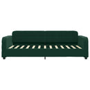 daybed 80x200 cm velour mørkegrøn