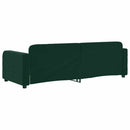 daybed 80x200 cm velour mørkegrøn
