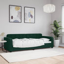 daybed 80x200 cm velour mørkegrøn