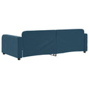 daybed 90x200 cm velour blå