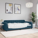 daybed 90x200 cm velour blå