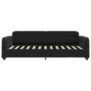 daybed 90x200 cm velour sort