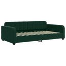 daybed 100x200 cm velour mørkegrøn