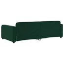 daybed 100x200 cm velour mørkegrøn