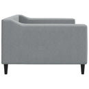 daybed 100x190 cm stof lysegrå