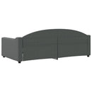 daybed 100x190 cm stof mørkegrå