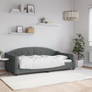daybed 100x190 cm stof mørkegrå