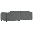 daybed 90x190 cm stof mørkegrå