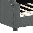 daybed 90x190 cm stof mørkegrå
