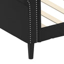 daybed 90x200 cm kunstlæder sort