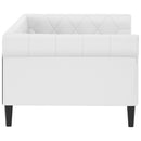 daybed 90x200 cm kunstlæder hvid