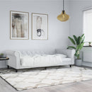 daybed 100x200 cm kunstlæder hvid