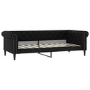daybed 90x190 cm kunstlæder sort