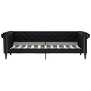daybed 90x190 cm kunstlæder sort