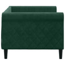 daybed 80x200 cm velour mørkegrøn