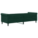 daybed 80x200 cm velour mørkegrøn