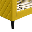 daybed 80x200 cm velour gul