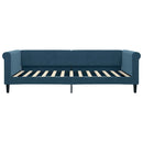 daybed 100x200 cm velour blå