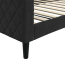daybed 100x200 cm velour sort