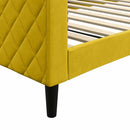 daybed 100x200 cm velour gul