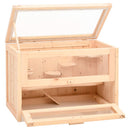 hamsterbur 60x35,5x42 cm massivt fyrretræ
