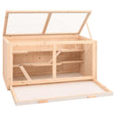 hamsterbur 104x52x54 cm massivt træ gran