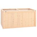 hamsterbur 89,5x45x45 cm massivt træ gran