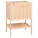 hamsterbur 55x40x80 cm massivt træ gran