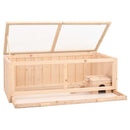 hamsterbur 104x52x38 cm massivt fyrretræ