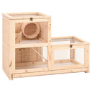 hamsterbur 81x40x60 cm massivt fyrretræ