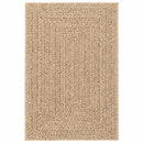 gulvtæppe ZIZUR 140x200 cm jute-look indendørs og udendørs