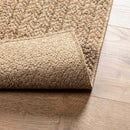 gulvtæppe ZIZUR 140x200 cm jute-look indendørs og udendørs