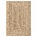 gulvtæppe ZIZUR 160x230 cm jute-look indendørs og udendørs