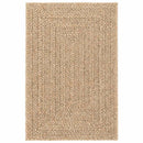 gulvtæppe ZIZUR 200x290 cm jute-look indendørs og udendørs