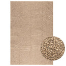 gulvtæppe ZIZUR 140x200 cm jute-look indendørs og udendørs