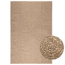 gulvtæppe ZIZUR 200x290 cm jute-look indendørs og udendørs