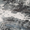 gulvtæppe 80x150 cm vaskbart flerfarvet
