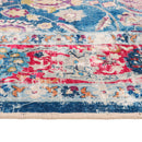 gulvtæppe 190x300 cm vaskbart flerfarvet