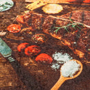 køkkentæppe 60x180 cm vaskbart flerfarvet