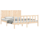sengeramme uden madras 160x200 cm massivt fyrretræ