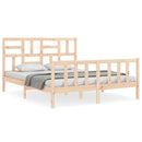 sengeramme uden madras 160x200 cm massivt fyrretræ