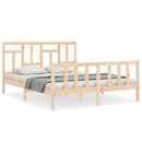 sengeramme uden madras 160x200 cm massivt fyrretræ