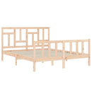 sengeramme uden madras 160x200 cm massivt fyrretræ