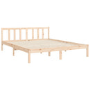 sengeramme uden madras 160x200 cm massivt fyrretræ