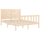 sengeramme uden madras 140x200 cm massivt fyrretræ