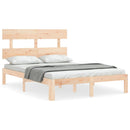 sengeramme uden madras 140x190 cm massivt fyrretræ