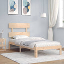 sengeramme uden madras 90x200 cm massivt fyrretræ