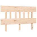 sengeramme uden madras 140x190 cm massivt fyrretræ