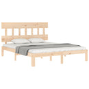sengeramme uden madras 160x200 cm massivt fyrretræ