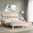 sengeramme uden madras 160x200 cm massivt fyrretræ